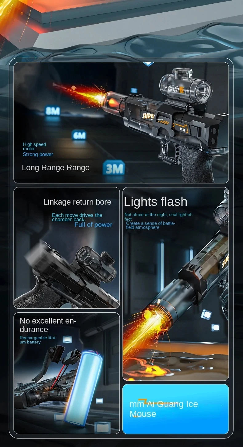 Electric Lighting Water Gun